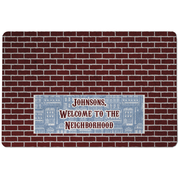 Custom Housewarming Dog Food Mat w/ Name or Text