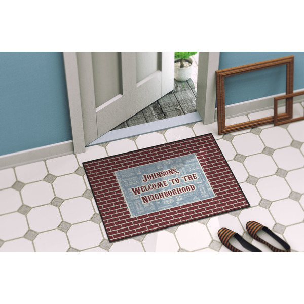 Housewarming Door Mat Lifestyle