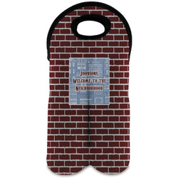 Housewarming Wine Tote Bag (2 Bottles) (Personalized)
