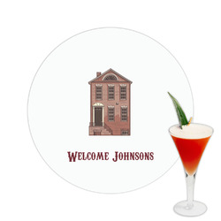 Housewarming Printed Drink Topper -  2.5" (Personalized)