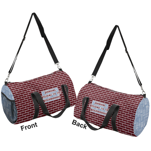 Housewarming Duffle bag small front and back sides