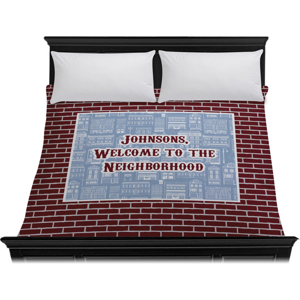 Housewarming Duvet Cover - King - On Bed - No Prop