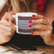 Housewarming Espresso Cup - 6oz (Double Shot) LIFESTYLE (Woman hands cropped)