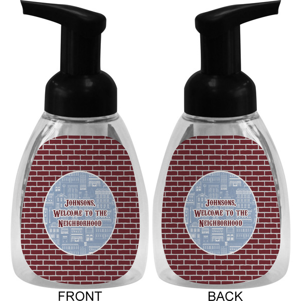 Welcome To The Neighborhood Foam Soap Bottle (Front & Back)