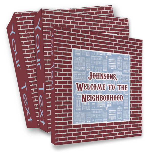 Custom Housewarming 3 Ring Binder - Full Wrap (Personalized)