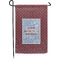 Housewarming Small Garden Flag - Single Sided w/ Name or Text