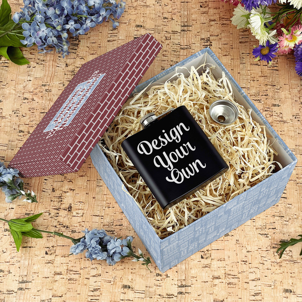 Housewarming Gift Boxes with Lid - Canvas Wrapped - Large - In Context