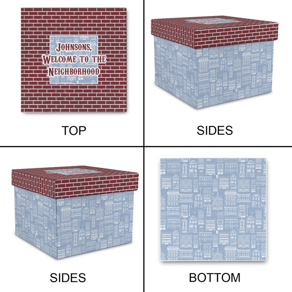 Housewarming Gift Boxes with Lid - Canvas Wrapped - Medium - Approval