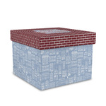 Housewarming Gift Box with Lid - Canvas Wrapped - Medium (Personalized)