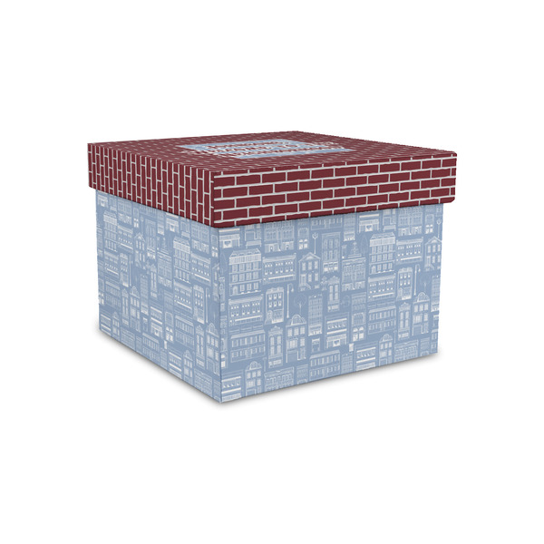 Housewarming Gift Boxes with Lid - Canvas Wrapped - Small - Front/Main