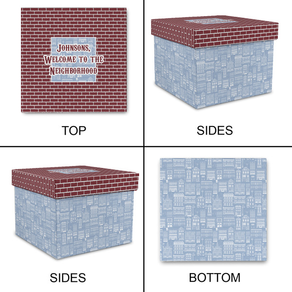 Housewarming Gift Boxes with Lid - Canvas Wrapped - X-Large - Approval