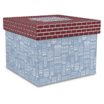 Housewarming Gift Box with Lid - Canvas Wrapped - XX-Large (Personalized)