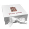 Housewarming Gift Boxes with Magnetic Lid - White - Front