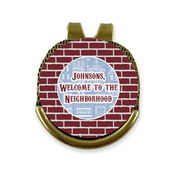 Housewarming Golf Ball Marker - Hat Clip - Gold