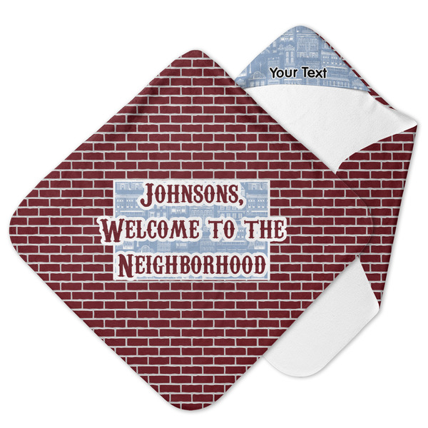 Custom Housewarming Hooded Baby Towel (Personalized)