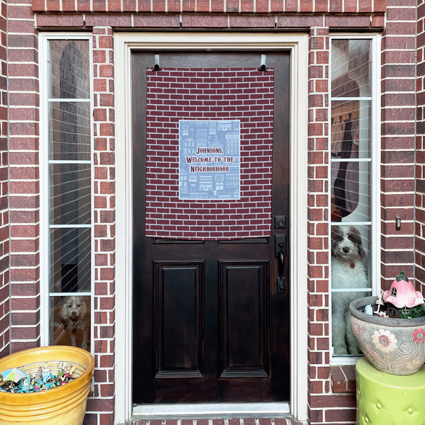 Housewarming House Flags - Double Sided - (Over the door) LIFESTYLE