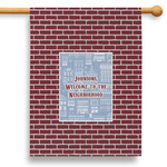 Housewarming 28" House Flag - Double Sided (Personalized)