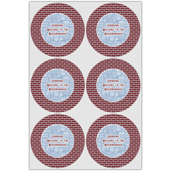 Housewarming Icing Circle - Large - Set of 6