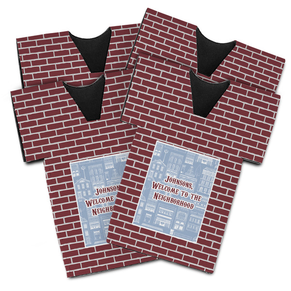 Housewarming Jersey Bottle Cooler - Set of 4 - MAIN (flat)