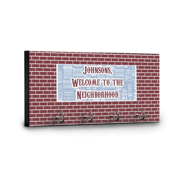 Housewarming Key Hanger - Front View with Hooks