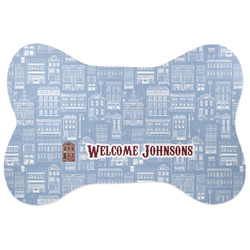 Housewarming Bone Shaped Dog Food Mat (Personalized)