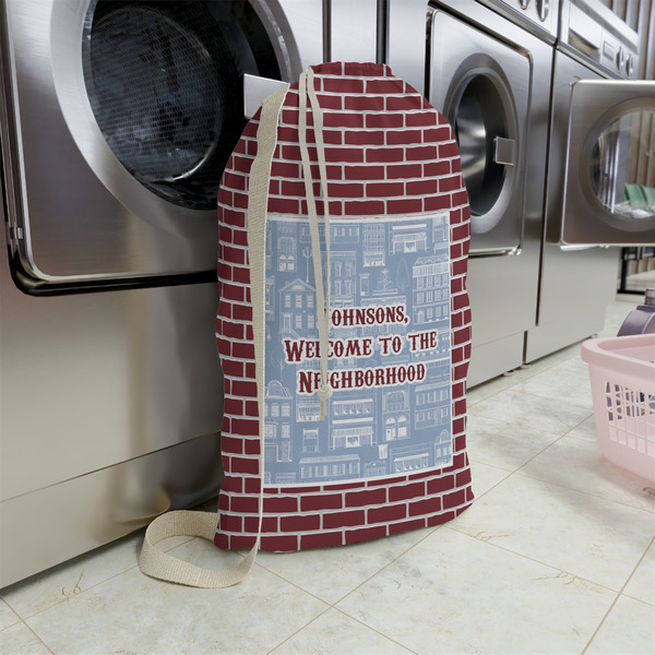 Housewarming Large Laundry Bag - In Context