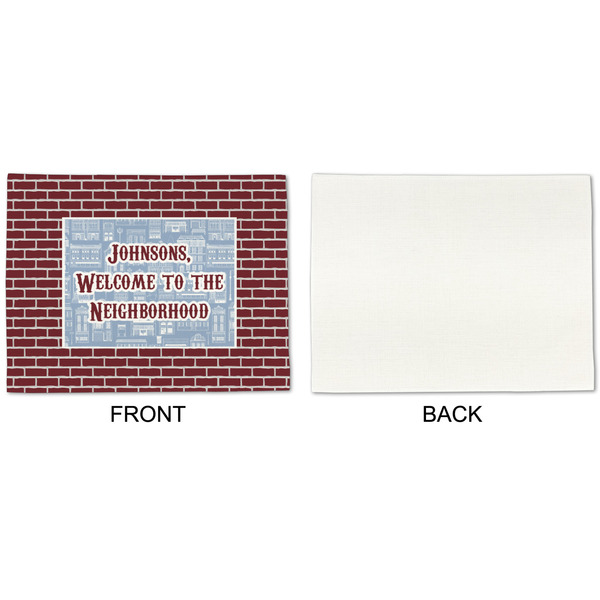 Housewarming Linen Placemat - APPROVAL Single (single sided)