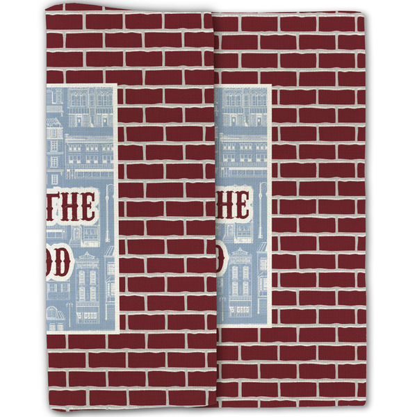 Housewarming Linen Placemat - Folded Half (double sided)