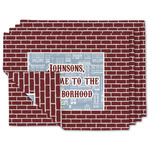 Housewarming Linen Placemat w/ Name or Text