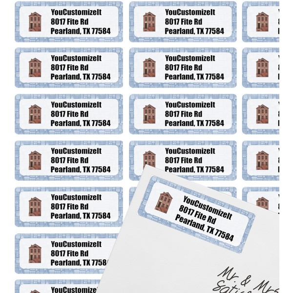 Housewarming Mailing Label on Envelope - Multiple Labels