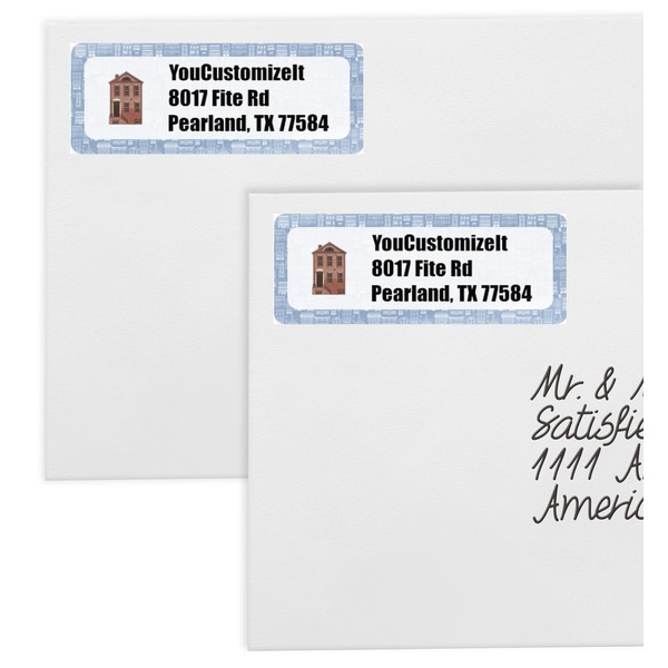 Housewarming Mailing Labels - Double Stack Close Up