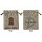 Housewarming Medium Burlap Gift Bag - Front & Back (Personalized)