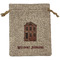 Housewarming Medium Burlap Gift Bag - Front