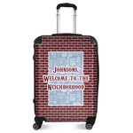 Housewarming Suitcase - 24" Medium - Checked (Personalized)