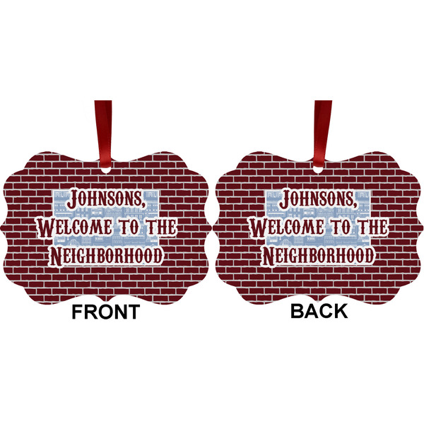 Housewarming Metal Benilux Ornament - Front and Back (APPROVAL)