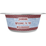 Housewarming Stainless Steel Dog Bowl - Large (Personalized)