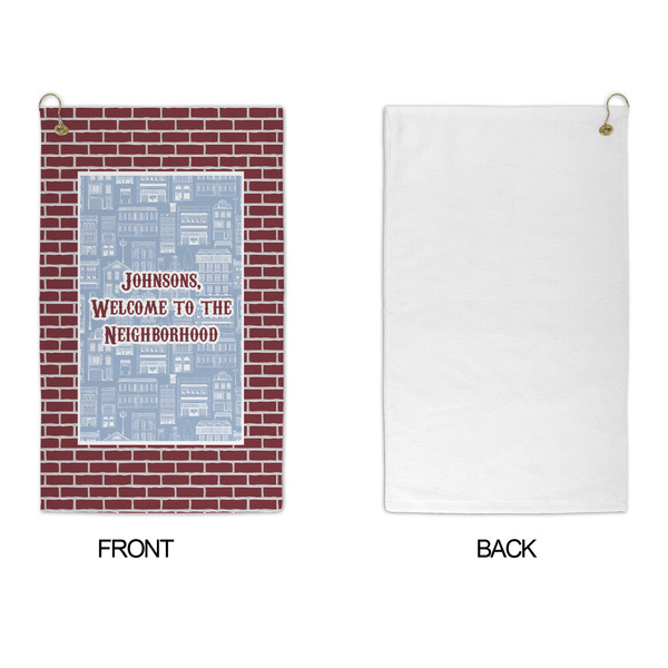 Housewarming Microfiber Golf Towels - APPROVAL