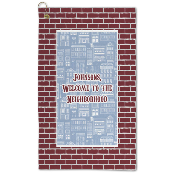 Custom Housewarming Microfiber Golf Towel (Personalized)