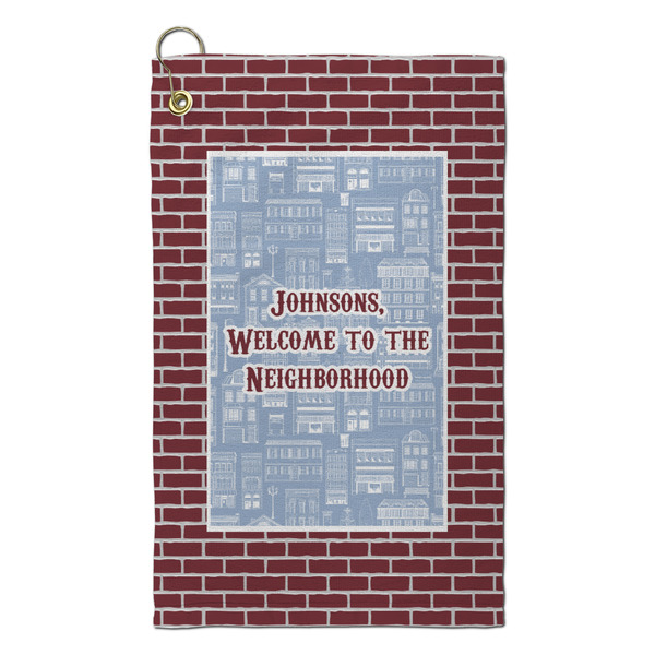 Custom Housewarming Microfiber Golf Towel - Small (Personalized)