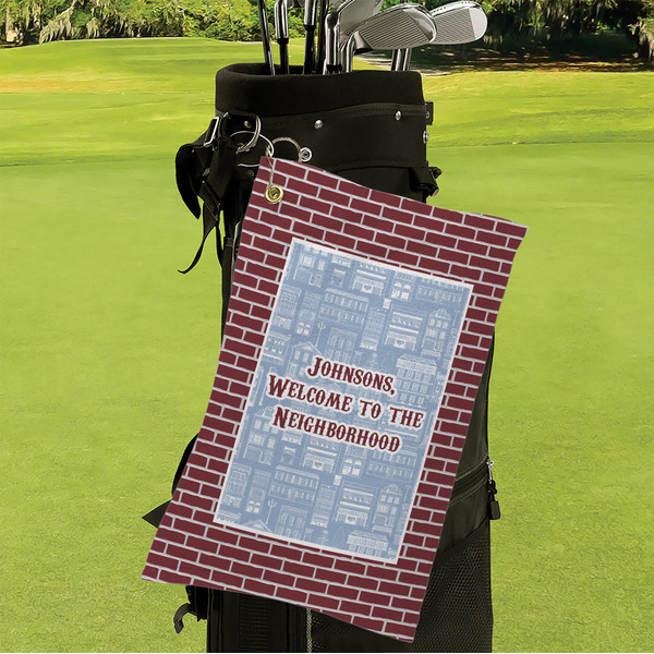 Housewarming Microfiber Golf Towels - Small - LIFESTYLE