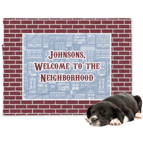 Custom Housewarming Dog Blanket - Large (Personalized)