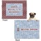 Housewarming Microfleece Dog Blanket - Regular - Front & Back