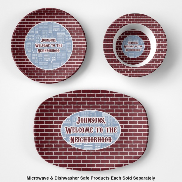 Housewarming Microwave & Dishwasher Safe CP Plastic Dishware - Group