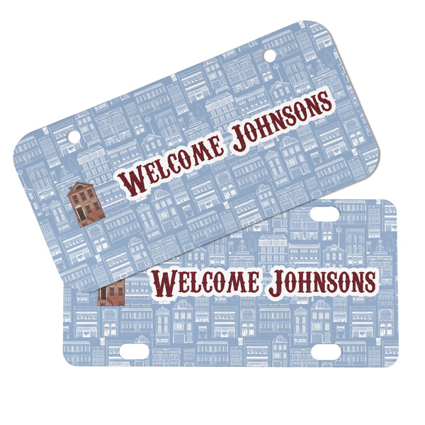 Housewarming Mini License Plates - MAIN (4 and 2 Holes)