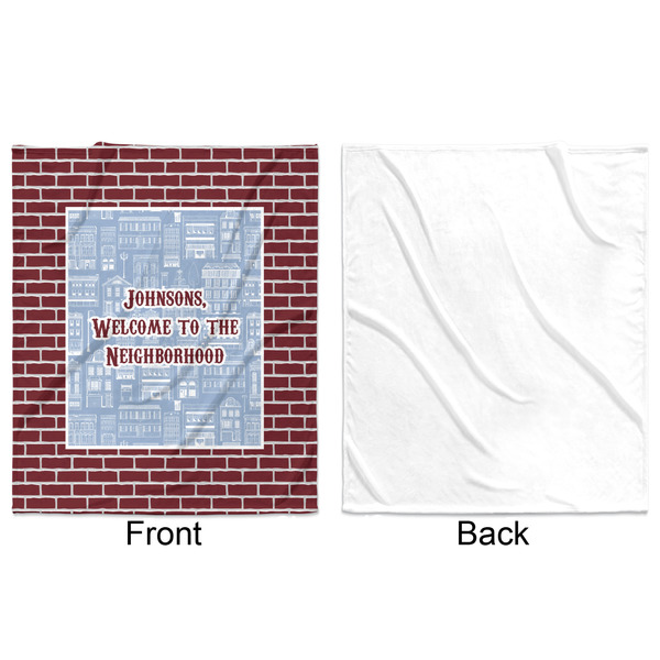 Housewarming Minky Blanket - 50"x60" - Single Sided - Front & Back