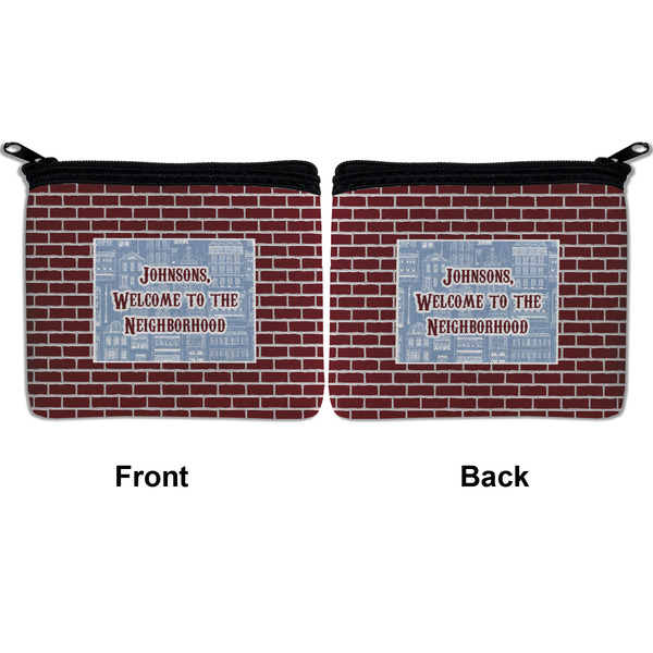 Housewarming Neoprene Coin Purse - Front & Back (APPROVAL)