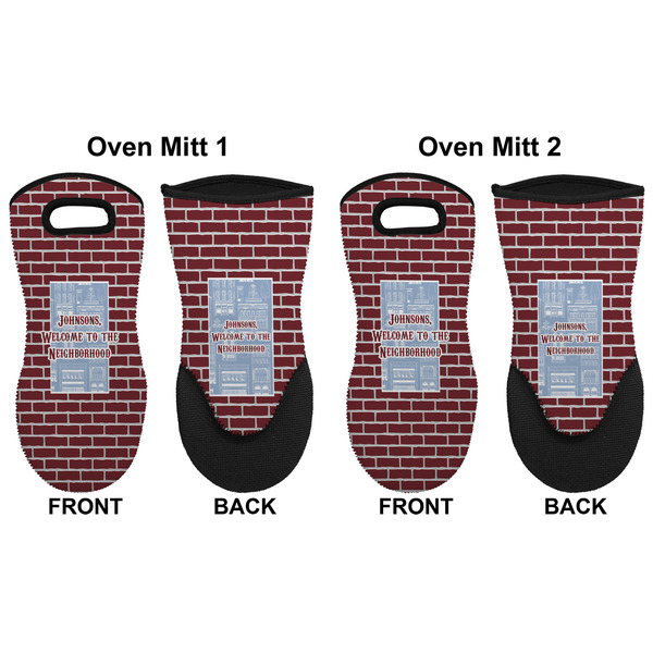 Housewarming Neoprene Oven Mitt - Set of 2 - Approval