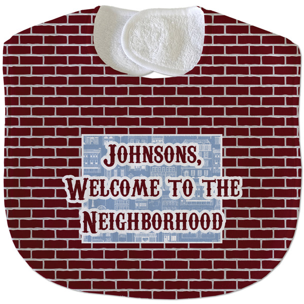 Housewarming New Baby Bib - Closed and Folded