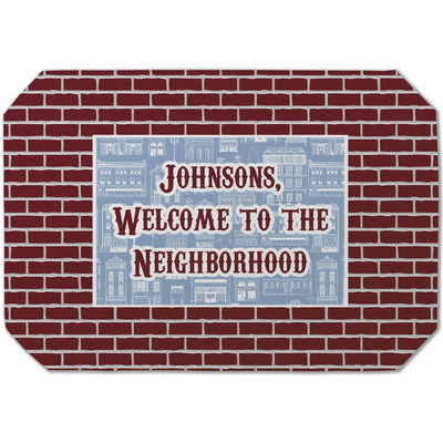 Housewarming Dining Table Mat - Octagon (Single-Sided) w/ Name or Text