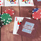 Housewarming On Table with Poker Chips